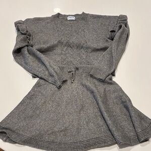 Mayoral Gray Knit Sweater Dress